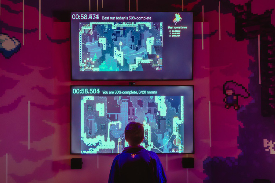 ACMI Game Worlds - Celeste Speed Run